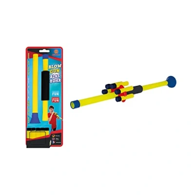 Image de GÜNTHER FLUGSPIELE Paul Günther 1555 Sarbacane, Blowgun, avec 5 flèches en mousse, pour enfants à partir de ans, un super jeu d&#039;intérieur et d&#039;extérieur