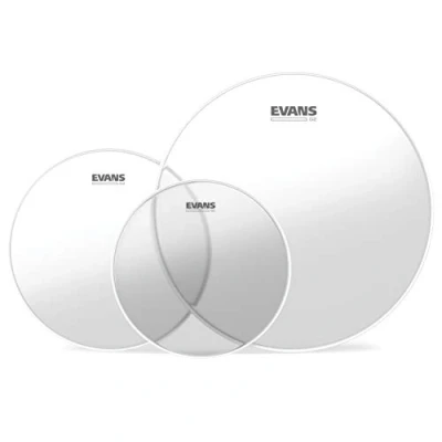 Image de Evans ETP G2CLR S Standard Packs de Peaux toms G2 12&quot;/13&quot;/16&quot; Transparent