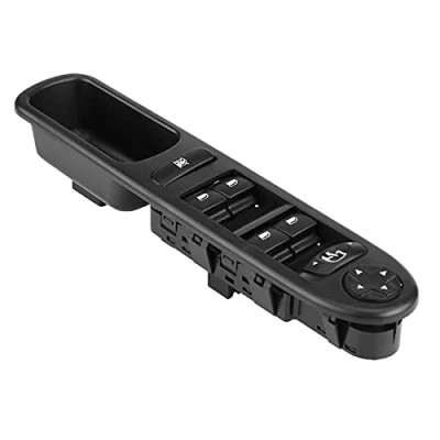 Image de Interrupteur de lève vitre électrique 6490.EH commande principal 6554.QF Bouton d&#039;interrupteur droite conduite automatique 96642444XT pour 207