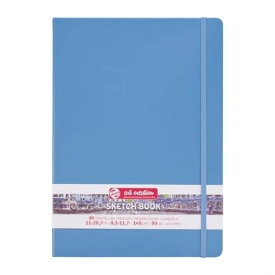 Image de Talens Art Creation Skizzenbuch, 80 Blatt, 21 cm x 29,7 cm, Seeblau