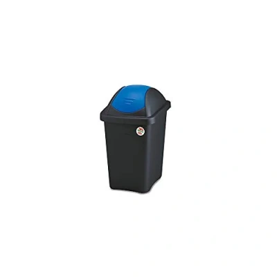 Image de Stefanplast Basculine Multipat, polypropylène, Noir/Bleu, 30 l