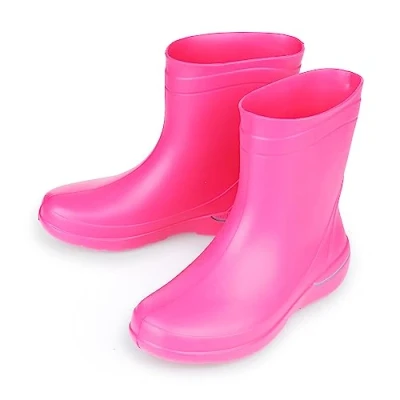 Image de ESTRO Botte de Pluie Femme Caoutchouc Bottine Chaussures CR01 (37 EU, Fuchsia)