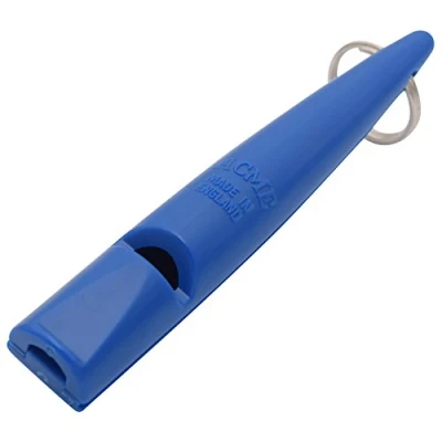 Image de ACME Sifflet pour chien n 210,5 avec instructions (français non garanti) L&#039;original en Angleterre : bruyant et large (bleu norkel)