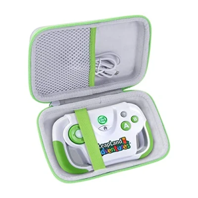 Image de Aenllosi Housse Étui Rigide Portable pour Leapfrog LeapLand Adventures/VTech ABC Smile TV Console de Jeux（Seul Étui）