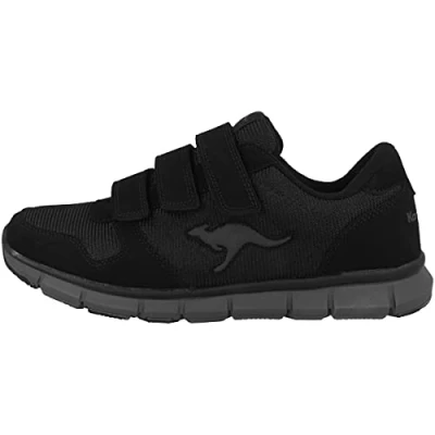 Image de KangaROOS Mixte K bluerun 701 Baskets Basses, Black Dk Grey 522, 37 EU