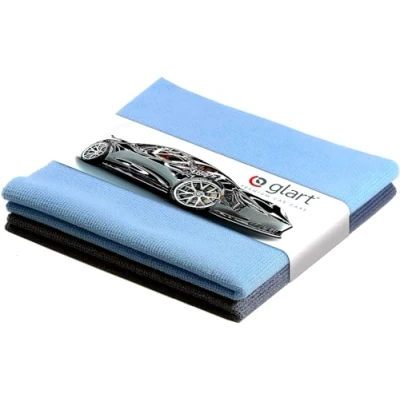 Image de Glart Lot de 2 Chiffons pour Voiture en Microfibres 40 x cm Vitres