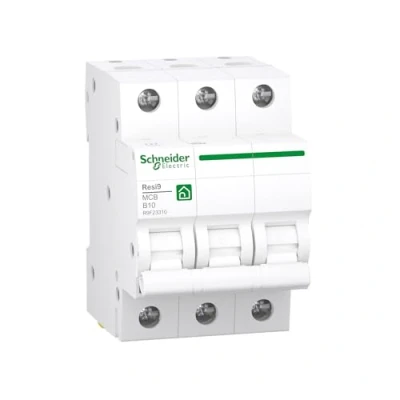 Image de Schneider Electric R9F23310 Resi9 3P Disjoncteur 10 A caractéristique B 6 kA