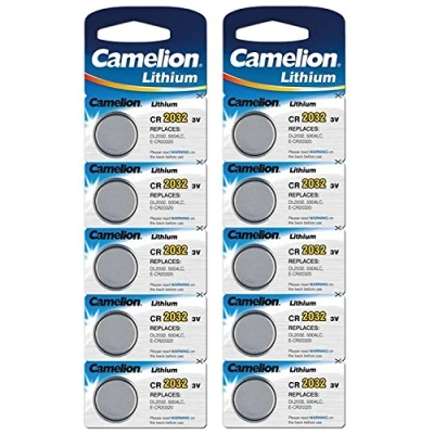 Image de Camelion Lithium CR2032 3 V blister Piles bouton 10 Pcs. (2)
