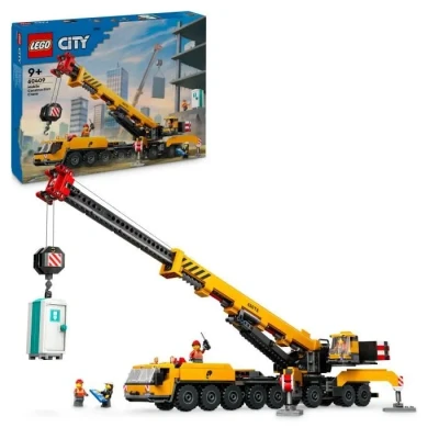 Image de LEGO La grue de chantier mobile jaune