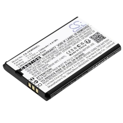 Image de TECHTEK Batteries Compatible avec [Yealink] pour One Talk IP DECT, W56H, W56h/p, W56HB, W56P, W59R, W59VR, W60P, W76p, W77P, W79P remplace W56 BATT,