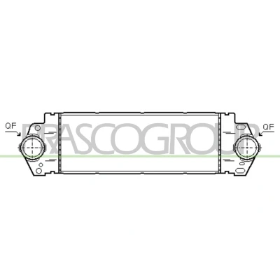 Image de PRASCO VG917N002 Intercooler avec raccords rapides VOLKSWAGEN: Transporter 6, Multivan 5 (7HM, Bus