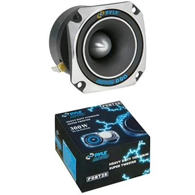 Image de SUPER TWEETER DRIVER PYLE PDBT28 DE 150 WATT RMS ET 300 MAX AVEC 104 DB SENSIBILITÉ 8,00 x CM DIAMÈTRE CARRÉ POUR PORTES PORTIER VOITURE EST COMPÉTITION SPL