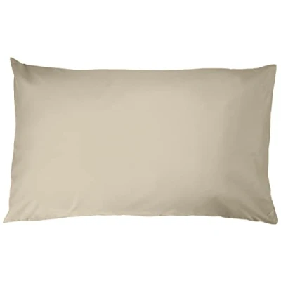Image de Amazon Basics Microfiber Pillowcase, Beige, 50 x 80 cm