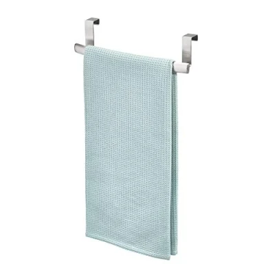 Image de iDesign Axis Porte Serviette incurvé, Petit sèche en Acier Inoxydable, argenté