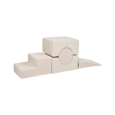 Image de ensemble de jeu d&#039;activités MeowBaby®, 5 pièces, jouet interactif pour bébé en mousse souple et sans danger ramper, velours côtelé