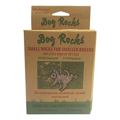 Image de Dog Rocks Dispositif anti urine (100 g) /Neutralisant d&#039;urine naturel pour chien bols d&#039;eau, réparation de gazon, patch brûlure