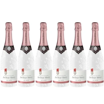 Image de Arthur Metz Crémant ICE Demi sec Rosé, Méthode traditionnelle, vieilli sur lattes (6 x 0,75 L)