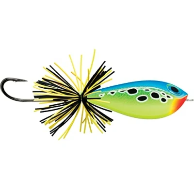 Image de Rapala Leurre de Pêche BX Skitter Frog avec Construction Balsa/Plastique d&#039;eau Douce Flottant Profondeur Nage Surface Taille 5,5cm / 13g Fabriqué en Estonie Parrot UV