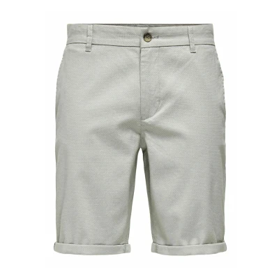 Image de Only &amp; Sons Normal Geschnitten Short, Homme, Taille: Small, Limestone
