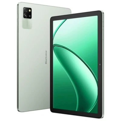 Image de Blackview Tab 60 WiFi Android 14 Tablette, 12Go+128Go(1TB Externe), Écran HD+ 10.1&#039;&#039;, Batterie 5100mAh, 5MP+13MP, 8.5mm Ultra Mince, 6, Dual Box Haut parleurs, Déverrouillage Facial, Vert