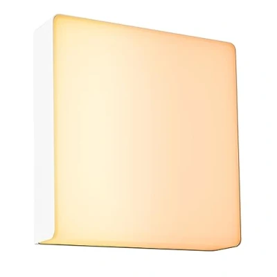Image de Paulmann 94843 LED Applique d&#039;extérieur Smart Home Zigbee Azalena détecteur Mouvement Haute fréquence IP44 250x97mm Tunable Warm 8,5W 700lm 230V Blanc, Matière Plastique, 8.5 W