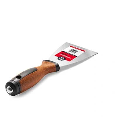 Image de COMENSAL® Couteau À Enduire Spatule de Plâtrier à Anticorrosion Acier Inoxydable avec Embout Made in EU 80 mm