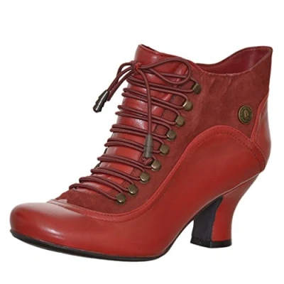Image de Hush Puppies Vivianna, Bottes Classiques Femme,Rouge (Red/Multi) , 38