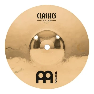 Image de Meinl Cymbals Classics Custom Brilliant Cymbale Splash 8 pouces (20,32cm) pour Batterie B12 Bronze, Finition Brillante, Fabriquée en Allemagne (CC8S B)