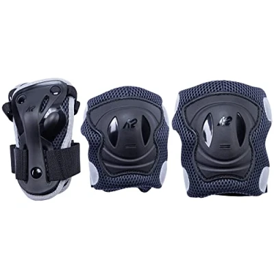 Image de K2 Performance Pad Set W pour Femme, Noir/Anthracite, S (Genou: A:35 39cm B:33 36cm/Coude: A:22 25cm B:21 24cm/Poignet: A:19 21cm B:16 18cm)
