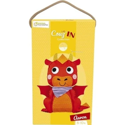 Image de Avenue Mandarine KC139C Kit Créatif Couture Enfant Doudou à coudre Little Couz&#039;IN À partir de 6 ans AARON