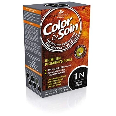 Image de Les 3 Chênes Color &amp; Soin Coloration 1N noir ébène