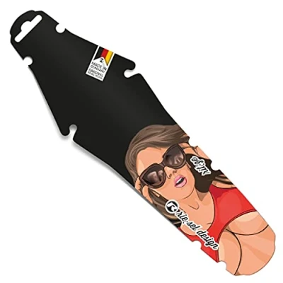 Image de Riesel Design® Garde Boue Rit:ZE arrière pour la Selle, Montage sur Les Rails de Facile à Installer, Made in Germany Girl Bella