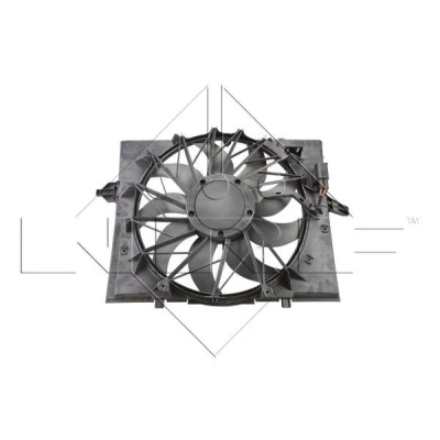 Image de NRF 47213 ventilateur Moteur 494 12 600 avec cadre du de radiateur (encadrement), sans balais appareil commande