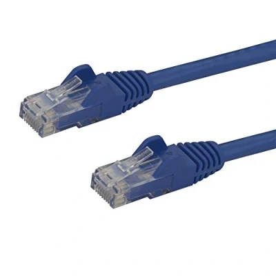 Image de STARTECH Câble réseau Cat6 Gigabit UTP Sans crochet 10 m Cordon Ethernet RJ45 anti accroc patch Mâle / Noir