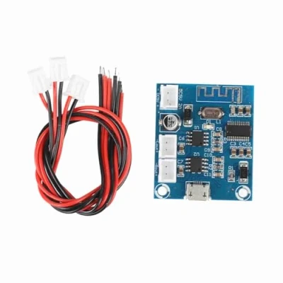 Image de Fafeicy module audio de carte d&#039;amplificateur puissance Bluetooth stéréo Mini 4.2, 5 W + avec haut parleur modifié bricolage charge
