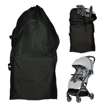 Image de Wisebom Housse Poussette, Voyage Bebe Avion Sac pour Bébé de Transport Poussette avec Sangle Sièges Auto &amp; Poussettes