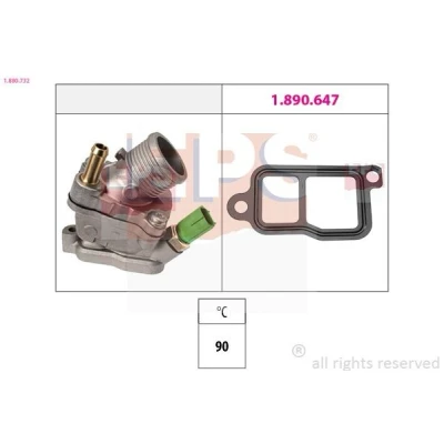 Image de EPS 1.880.732 Thermostat d&#039;eau 90 Made in Italy OE Equivalent VOLVO: XC90 I, V50, S60 I