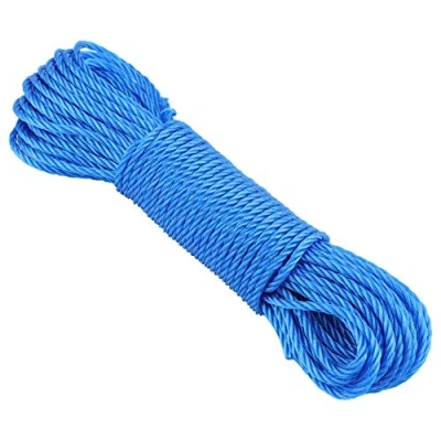 Image de 20M Multi Fonctionnel Corde De Cordage en Nylon À Laver Ligne d&#039;escalade Traction Lier l&#039;ombre Net pour Camping Plein Air Jardin Garage Linge(Bleu)