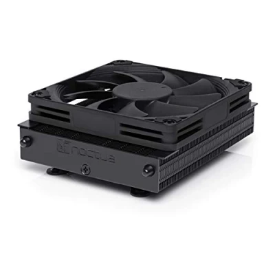 Image de Noctua NH L9A AM5 CHROMAX.BLACK système de refroidissement d&#039;ordinateur Processeur Refroidisseur d&#039;air 9,2 cm Noir 1 pièce(s) Neuf