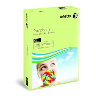 Image de Xerox Symphony pastel Papier de couleur Vert 80 g/m² A3 Ramette 500 feuilles