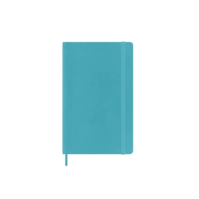 Image de Moleskine Carnet Large Ligné Couverture Souple Bleu Récif