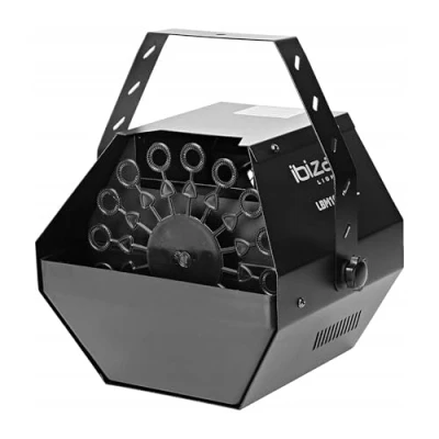 Image de Ibiza LBM10BAT BL Machine à bulle portable avec 16 baguettes Noir
