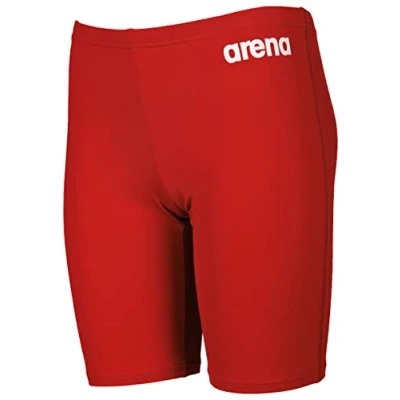 Image de Arena Solid TEAM Jammer Caleçon de bain pour enfants, Taille: 14a, Red white