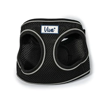 Image de Fluval Doggie Style Store Harnais en Maille pour Chien Noir Taille XS 1 kg