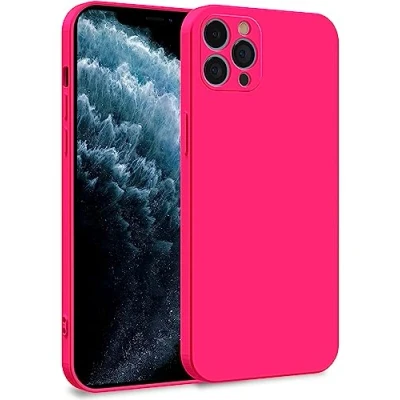 Image de MyGadget Coque Compatible avec Apple iPhone 11 Pro Max Case TPU Souple &amp; Soft Doublure Microfibre Cover Protection Extra Fine Légère Rose Foncé