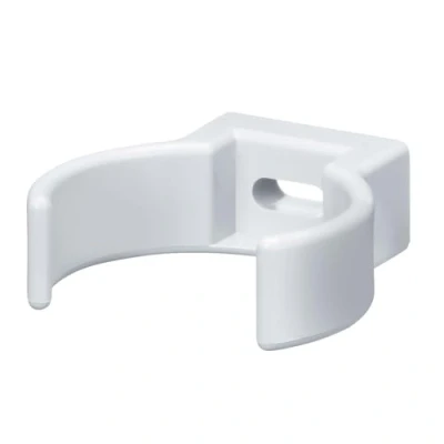 Image de INEFA collier de descente PVC DN 50, blanc pour tuyau descente, accessoire gouttière, montage facile, Made in Germany