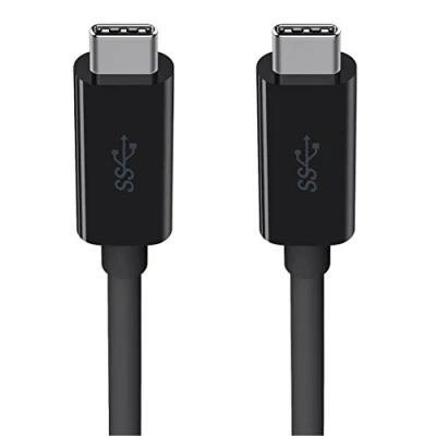 Image de Belkin Câble USB C 3.0 5 Gbps, 4K, 100 W 2M Noir (Certifié IF)
