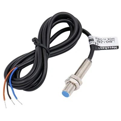 Image de Heschen M8 capteur de proximité inductif interrupteur Type bouclier LJ8A3 1 Z/BX détecteur 1mm 10 30VDC 200mA NPN normalement ouvert (NO) 3 fils