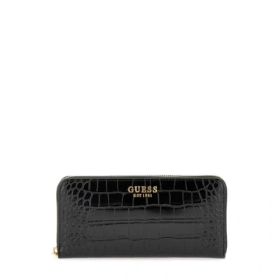 Image de Guess Laurel Large ZIP Around Portefeuille, Femme, Taille: One Size, Black
