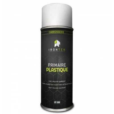 Image de IRONTEK IT128 Première couche pour plastiques 400ml Bouteille